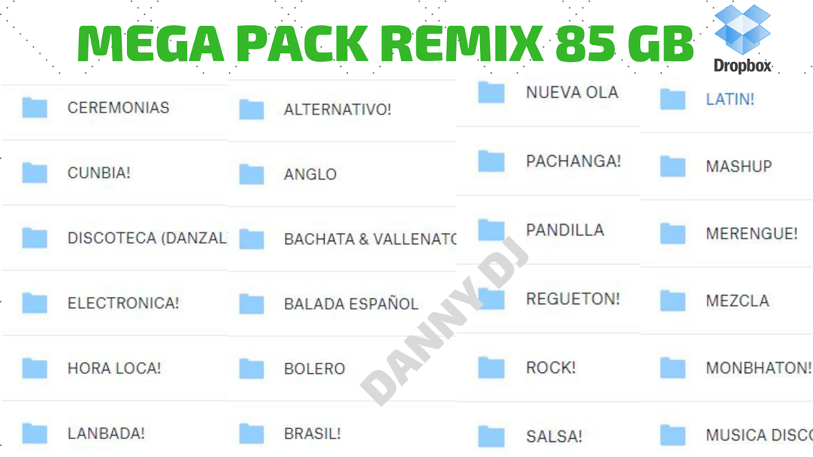 DESCARGA PACK REMIX 85 GB ACTUALIZACIONES DJS Y VJS