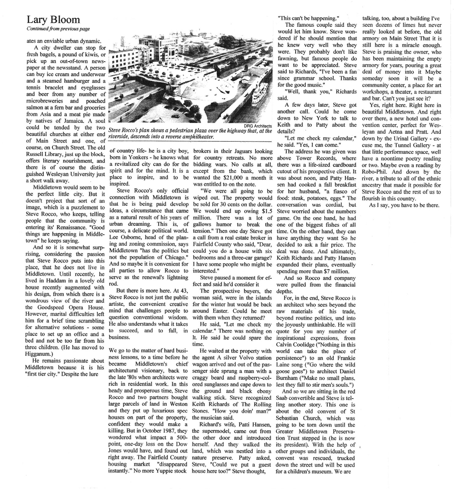 Steven A. Rocco, Architect news and archives: Steve Rocco - Down By His