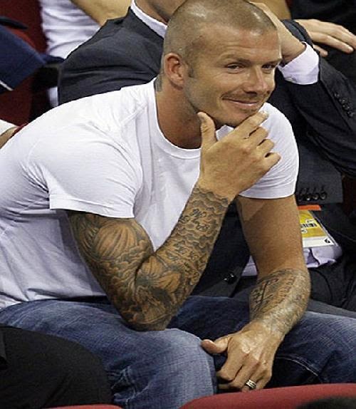 Tatouage David Beckham, les tatouages de Beckham, tattoos de
