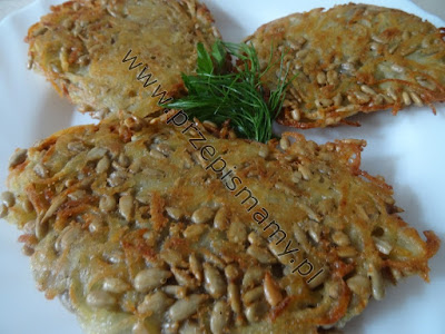 Placki ziemniaczane ze słonecznikiem Placki ziemniaczane ze słonecznikiem