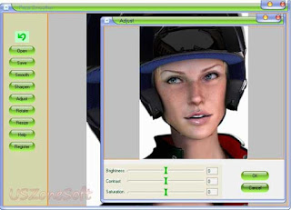 Face Smoother Face Smoother actually improve your photos more clear, glowing and beautiful to adjust photo brightness, contrast and color balance