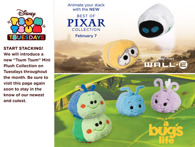 Tsum Tsum “TSUESDAYS” (January 17, 2017)：“Best of Pixar” “Tsum Tsum