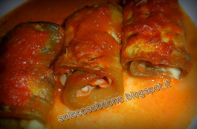 Involtini di melanzane al forno