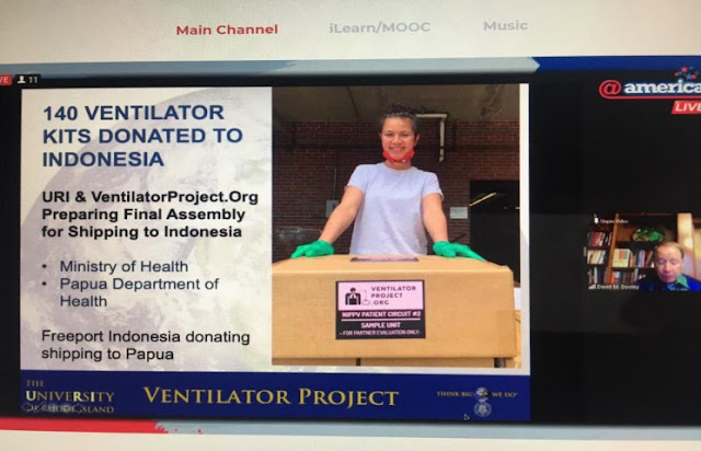 University of Rhode Island Gandeng Freeport Kirim Ventilator ke Papua University of Rhode Island Gandeng Freeport Kirim Ventilator ke Papua