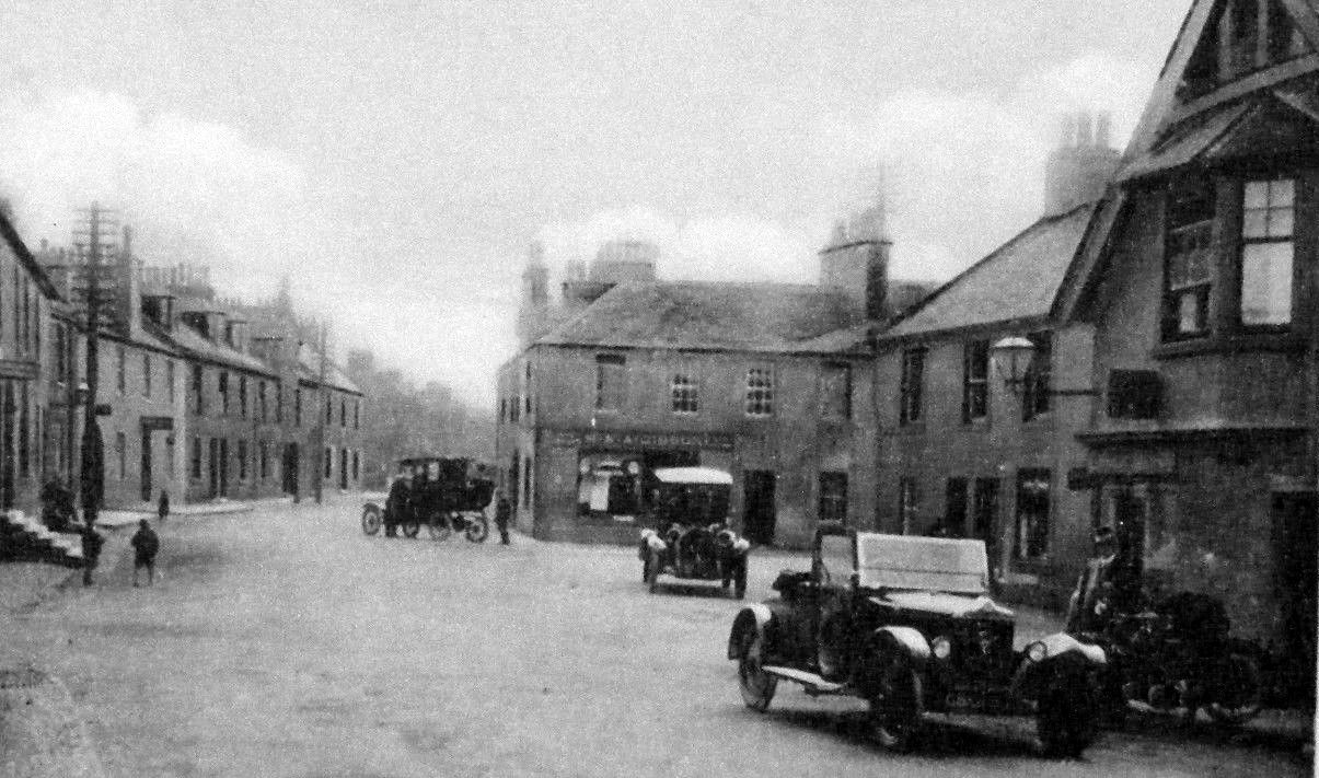 Tour Scotland Old Photograph Mauchline Scotland