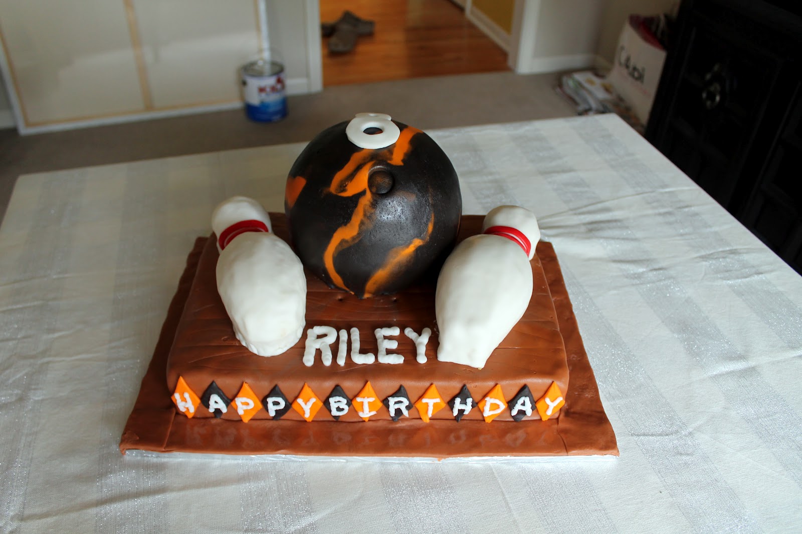 Lombardo Lagniappe Bowling Ball Birthday Cake