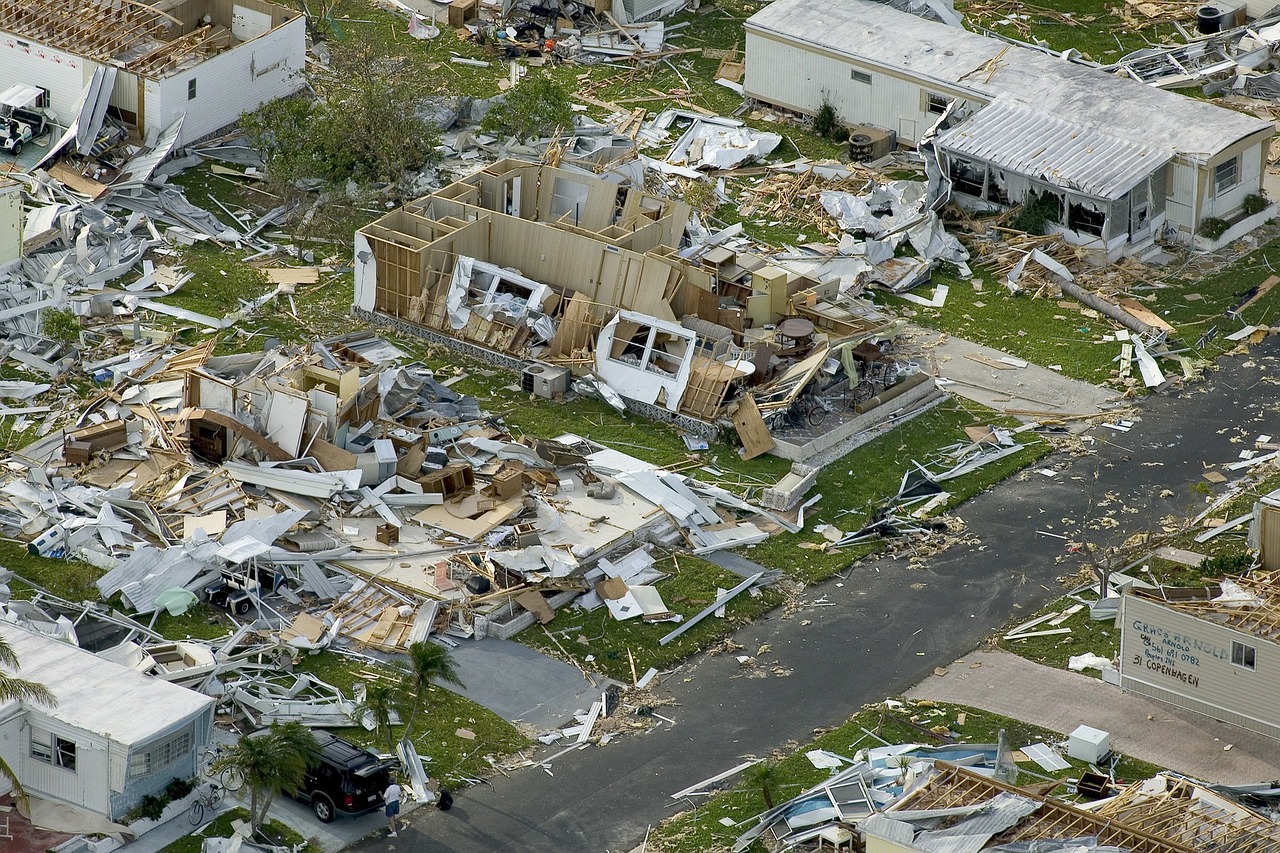 A Traumatic Experience 25 Years Backward In Time devastation from a hurricane