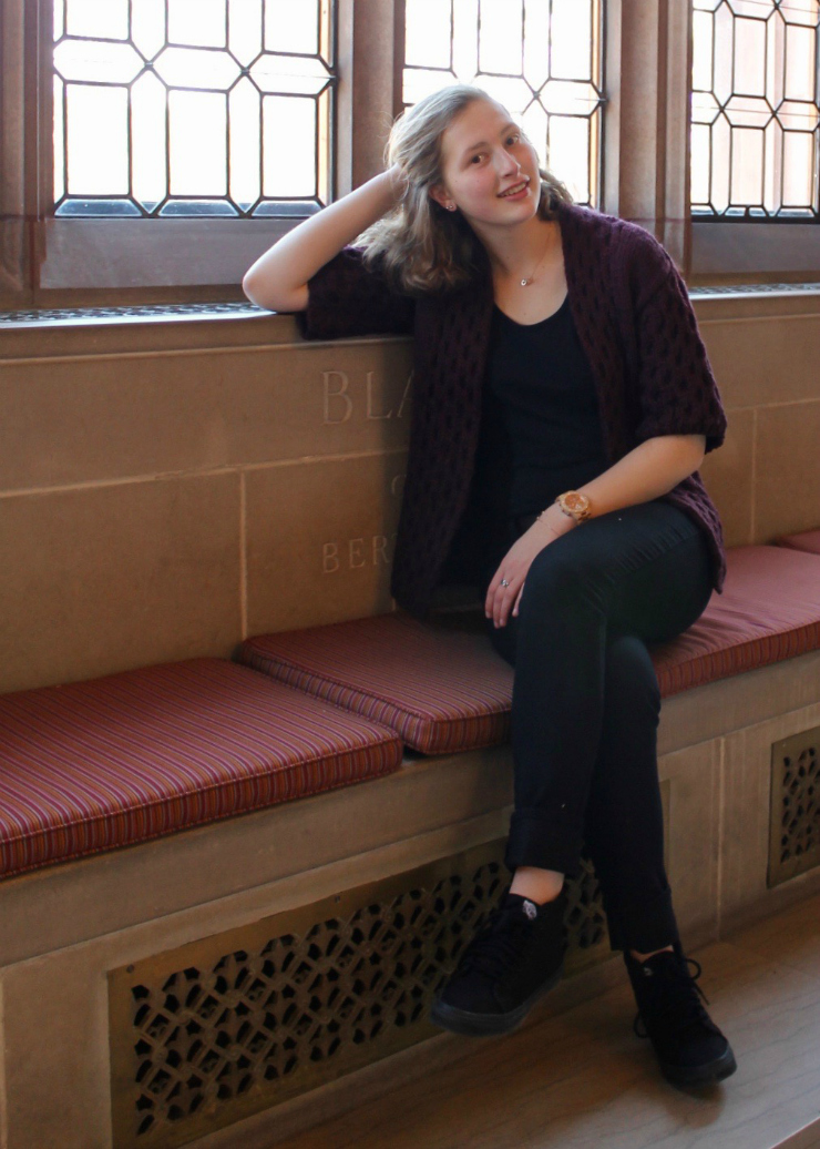 hand knit sweater, black skinny jeans + high top Vans #fashion