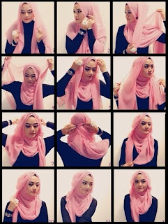 Tutorial hijab terbaru monocrom dan segi empat simpel untuk kuliah - Review