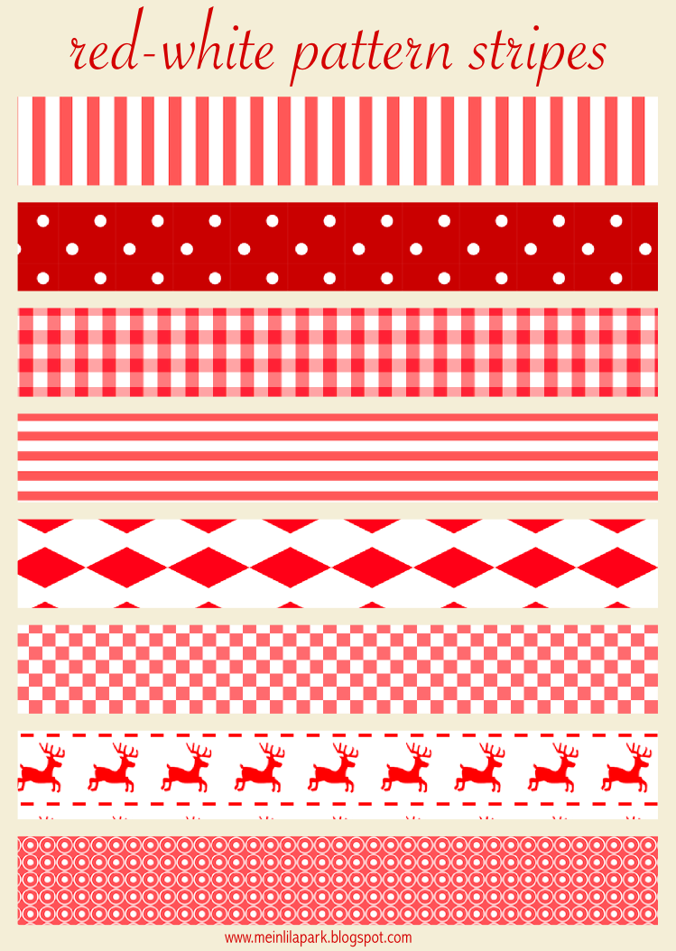 Free Printable Red And White Christmas Scrapbooking Stripes Free Printable Red And White Christmas Scrapbooking Stripes