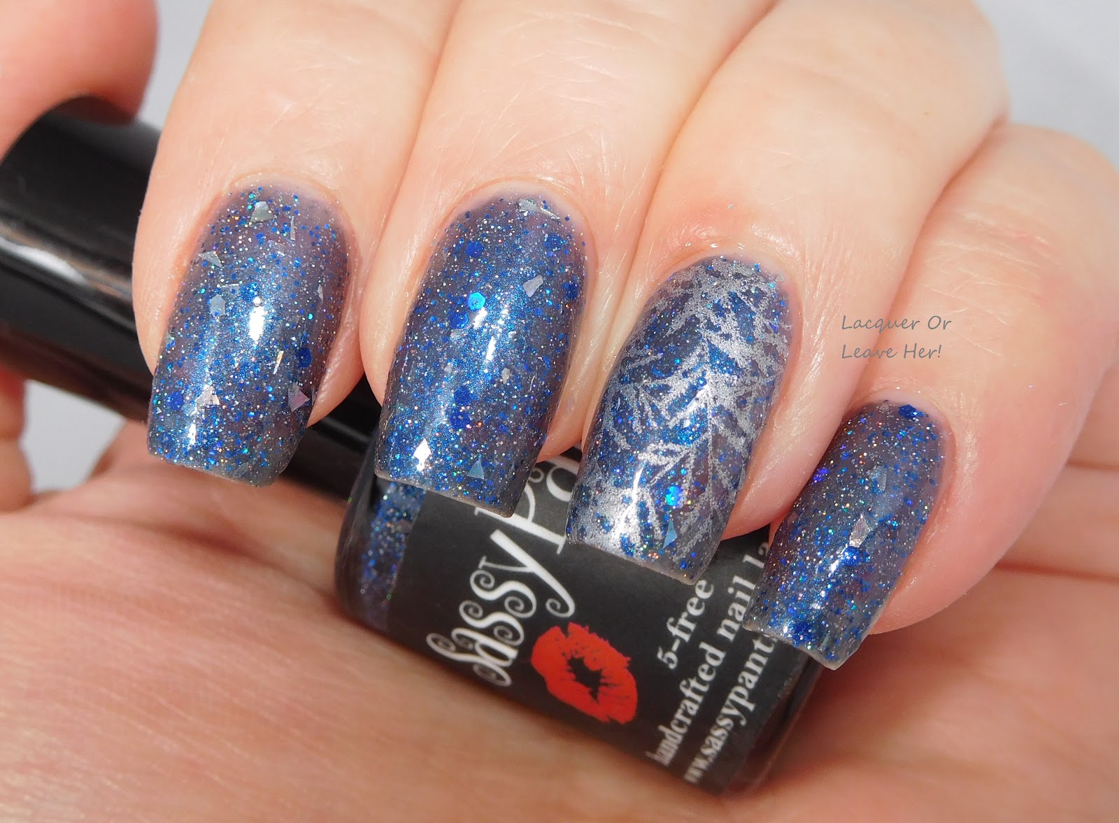 Lacquer or Leave Her! Review Lina Nail Art Supplies 4 SeasonsWinter 01 plate (with sample manis!)