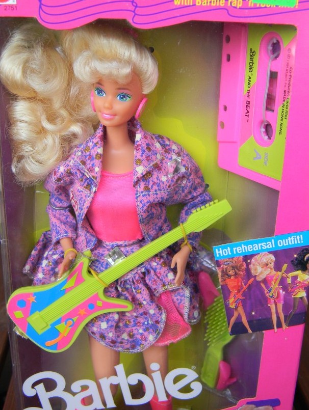 **lalka w pudełku**: Barbie® and the Beat Barbie® 1989