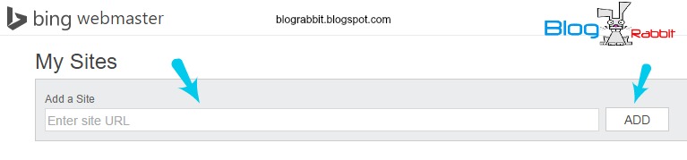 Submit Blogger Website to Bing/Yahoo Webmaster