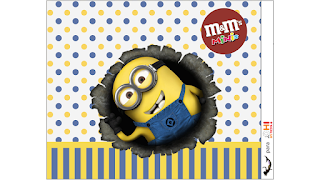Minions, the Movie Free Printable M&M Candy Bar Labels.