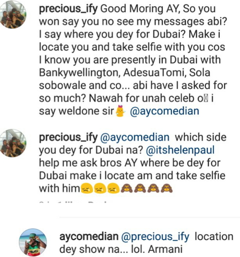 Comedian AY Disappoints Lady Who Wanted To Visit His Hotel 