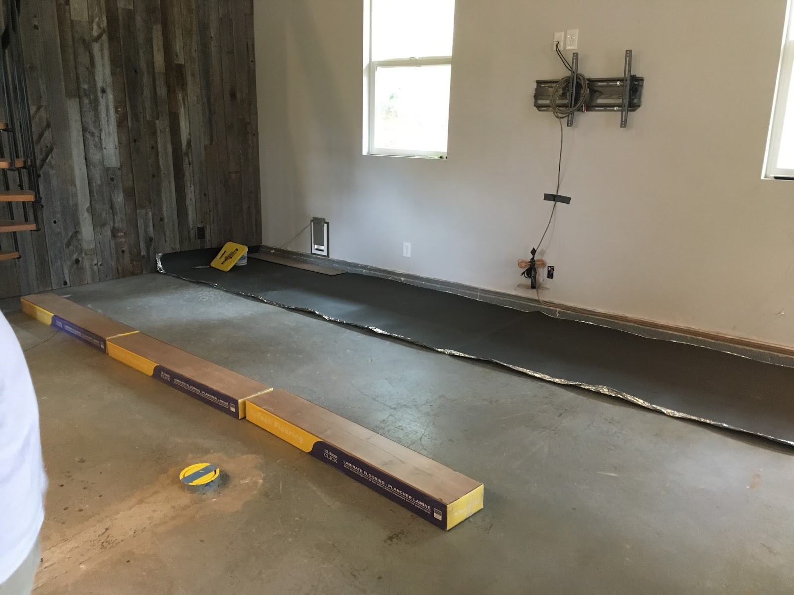 Pine Oak Lane Pool table slate counters and laminate flooring!