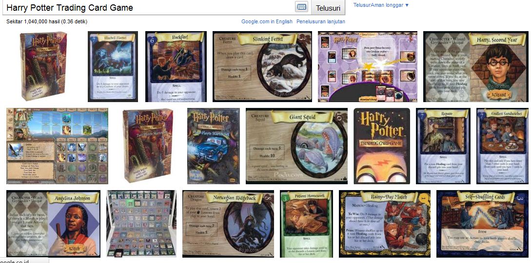Trading Card Game's Wonder Harry Potter Trading Card Game