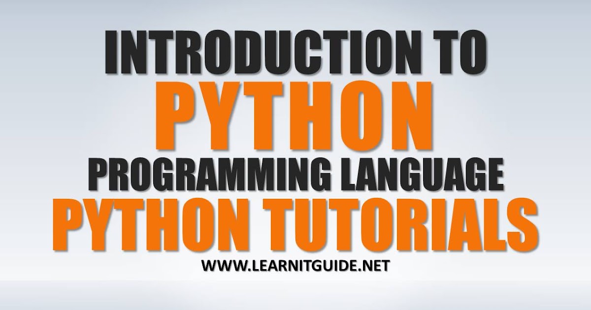 Python Tutorial - Introduction to Python & Installing Python