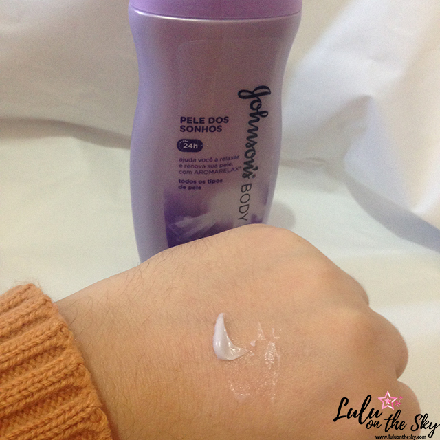 Lulu on the sky Loção Hidratante Johnson's Body Lotion Pele dos Sonhos