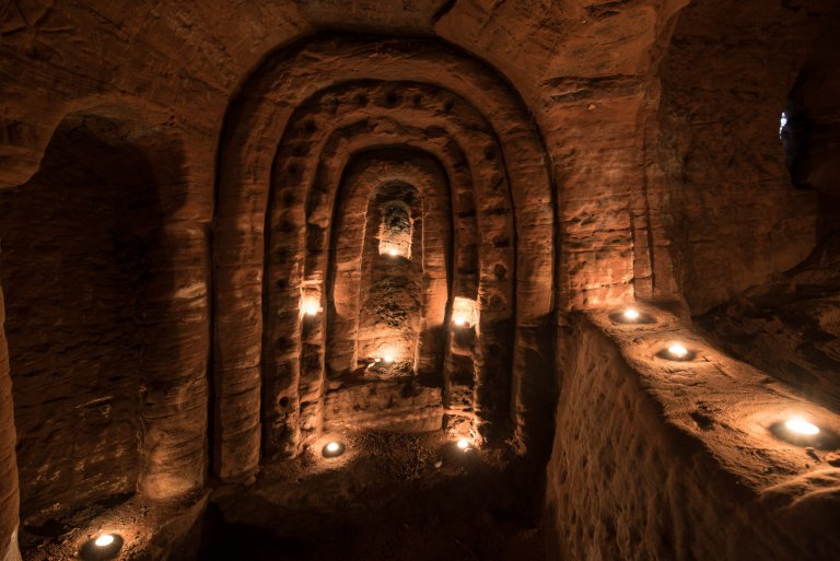 It Looks Like An Ordinary Rabbit Hole, But It Leads To 700-Year-Old Secret Knights Templar Cave Network