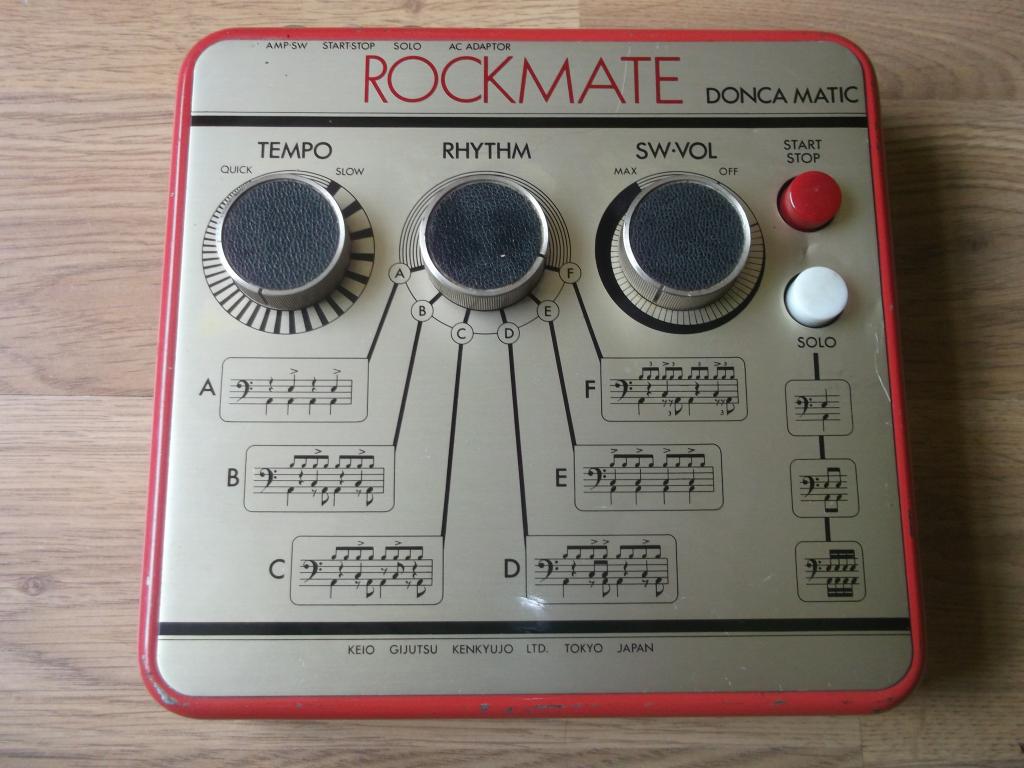 MATRIXSYNTH Doncamatic Rockmate Rare Vintage Drum Machine 1966 Japan