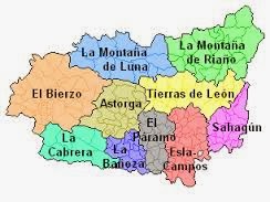 Narayola: MAPA DE LA PROVINCIA DE LEÓN