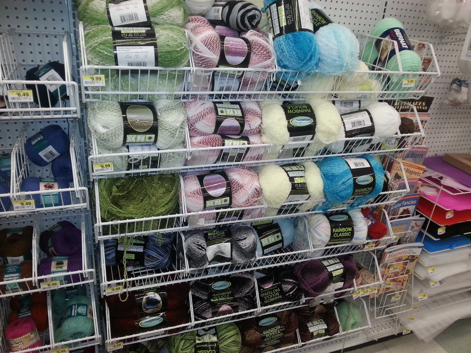 How much yarn does your local yarn store carry?