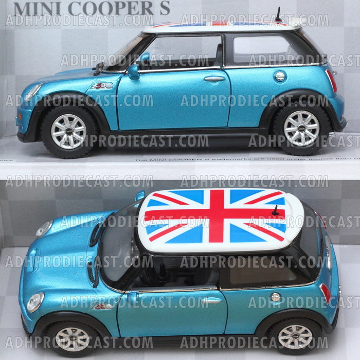 Miniatur Mobil Mini Cooper S England Flag Miniatur Mobil Mini Cooper S England Flag