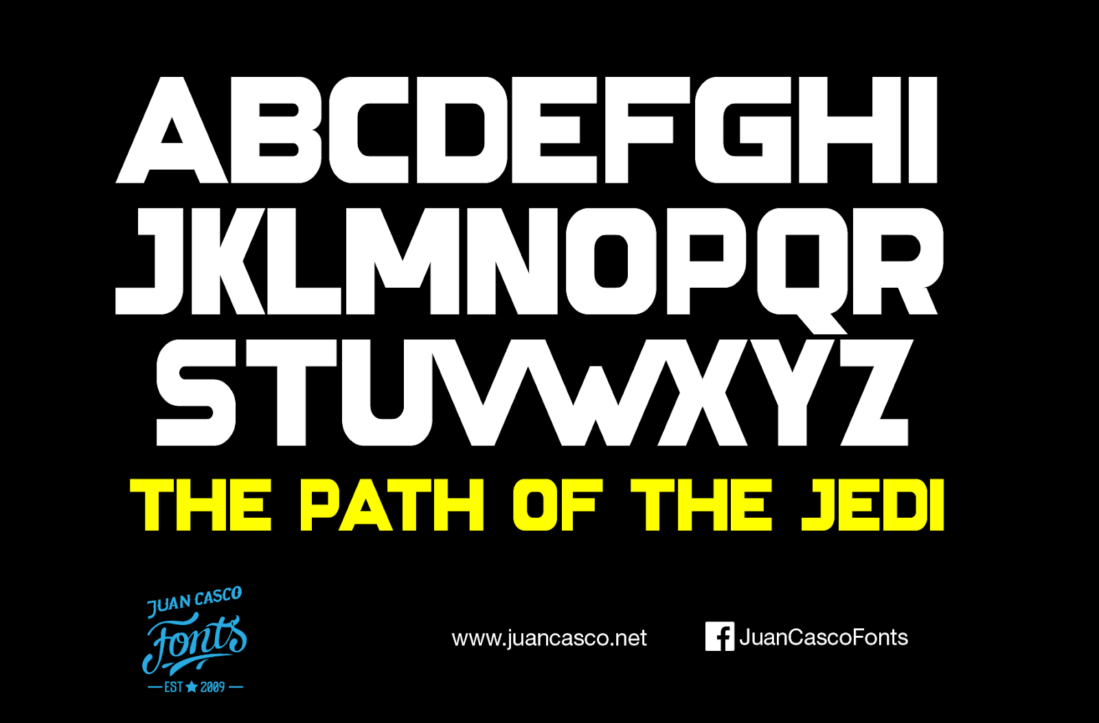 Force Galaxy Font inspired on Star Wars Juan Casco Fonts