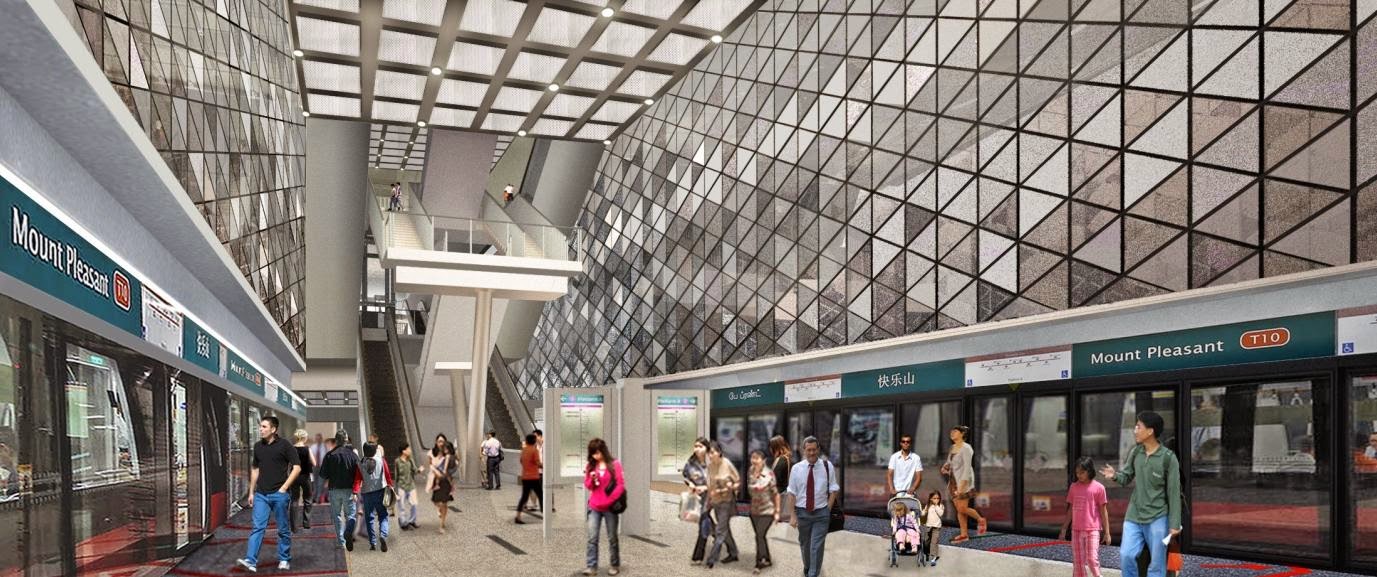 Mount Pleasant Mrt Station (te10), Singapore