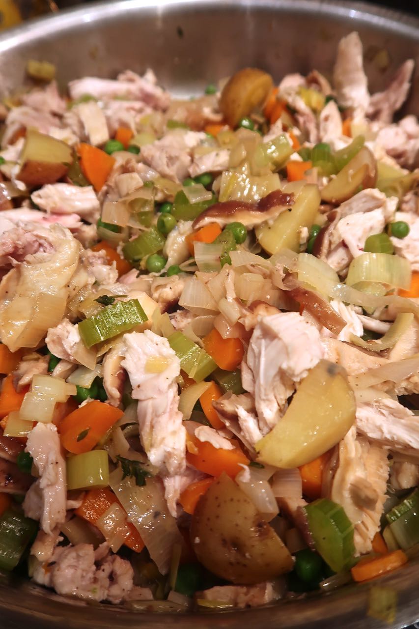 Scrumpdillyicious Chicken Pot Pie with Thyme Puff Pastry