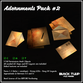 [Black Tulip] Mesh - Adornments Pack #2