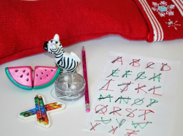 Fill the Alphabet Stocking: A Christmas Preschool Literacy Game