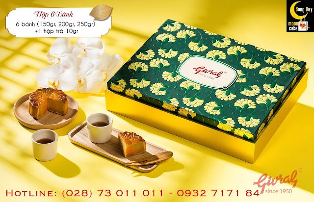 Hộp 6 bánh trung thu Givral 2017