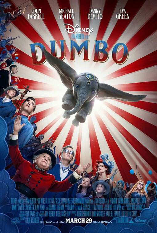 Disney's Dumbo Theatrical Poster 2019 Disney's Dumbo Theatrical Poster 2019