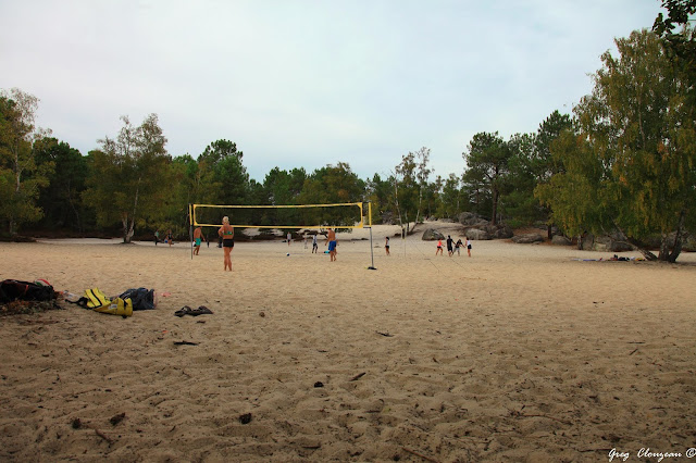 Beach Volley sur les Sables du Cul de chien, Trois Pignons