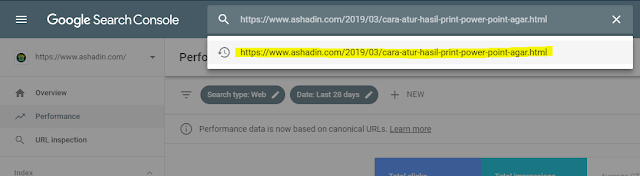 Cara cepat Index artikel dengan URL Inspection