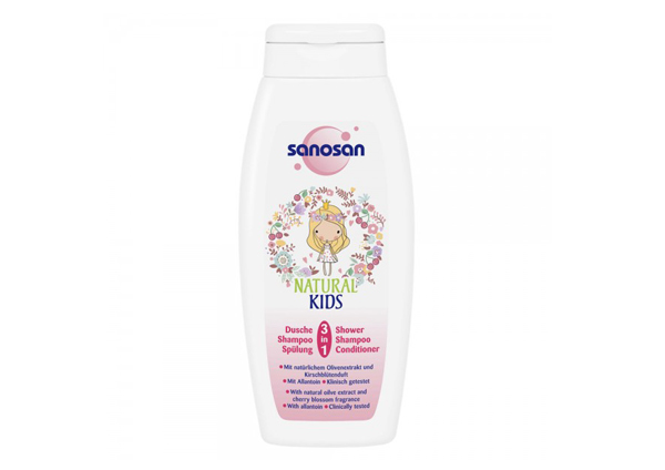 Sanosan Natural Kids 3-in-1 Shower And Shampoo