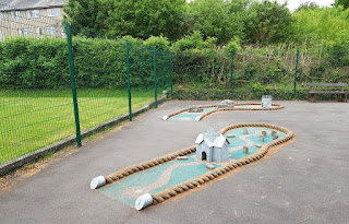 The Crazy Golf course at Promenade Park in Grange-over-Sands The Crazy Golf course at Promenade Park in Grange-over-Sands
