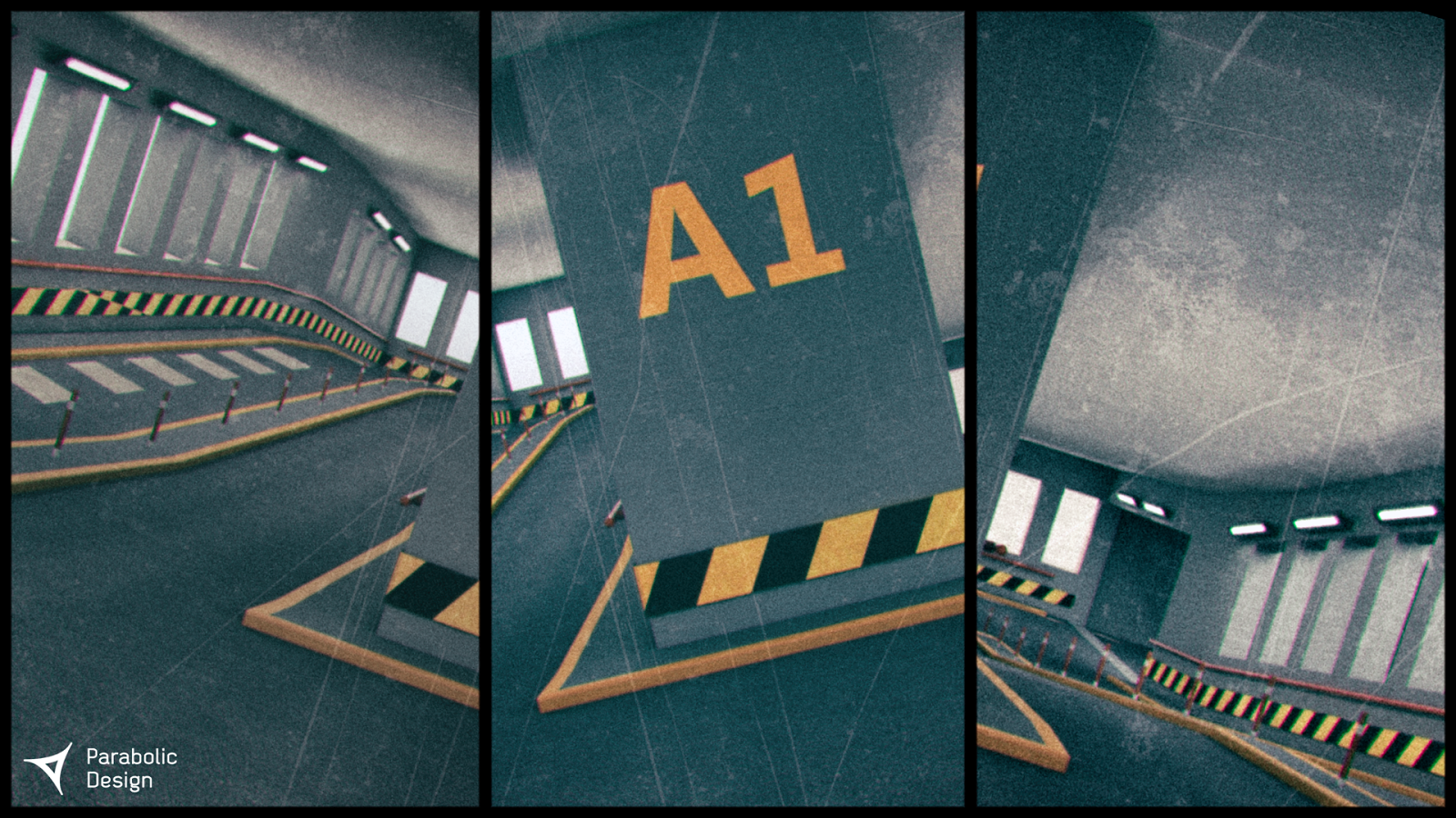 Parametric Parking Ramp Cover Images | Parabolic Design