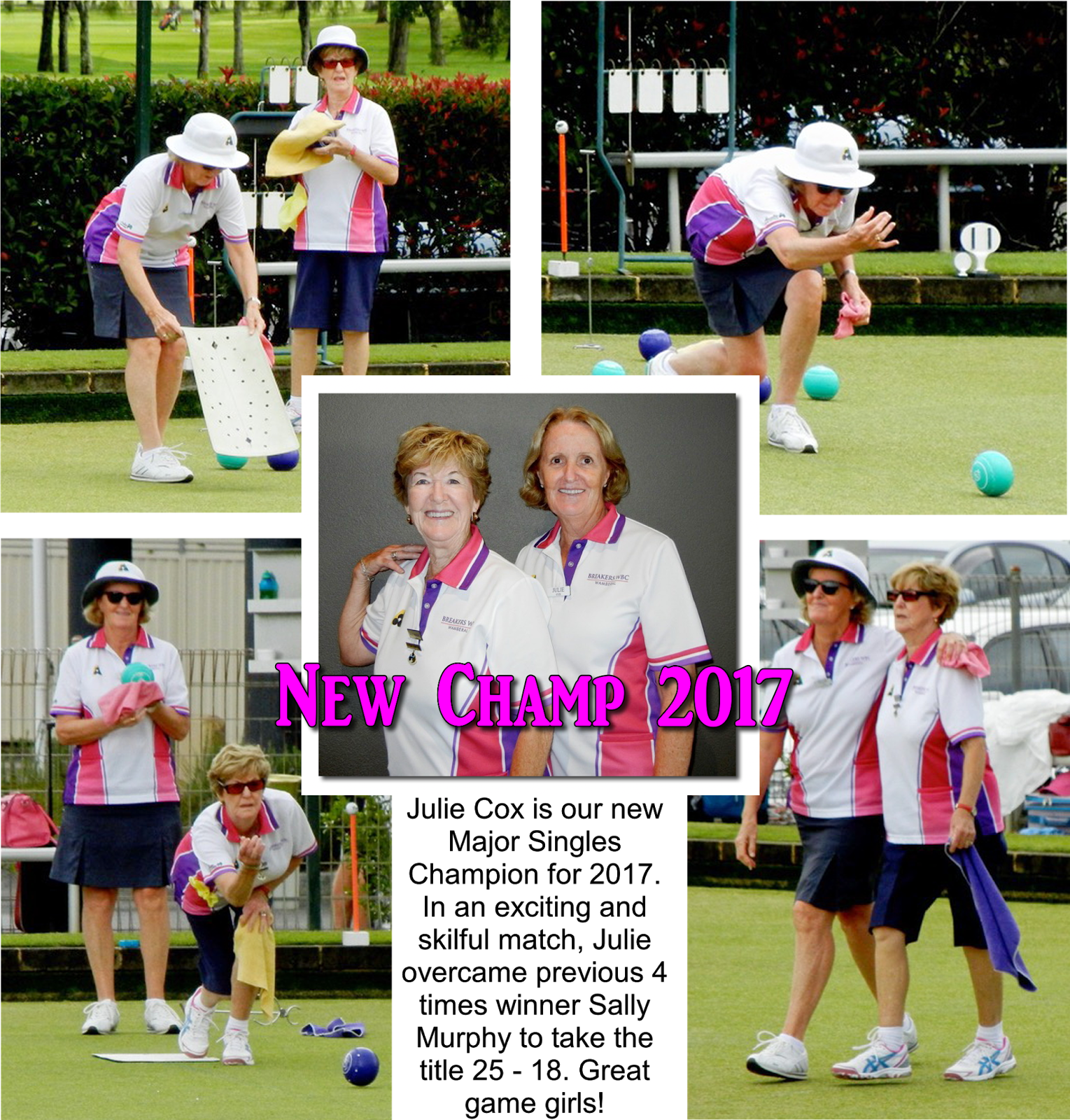 Breakers Womens Bowling Club Wamberal Major Singles Final a Ripper!