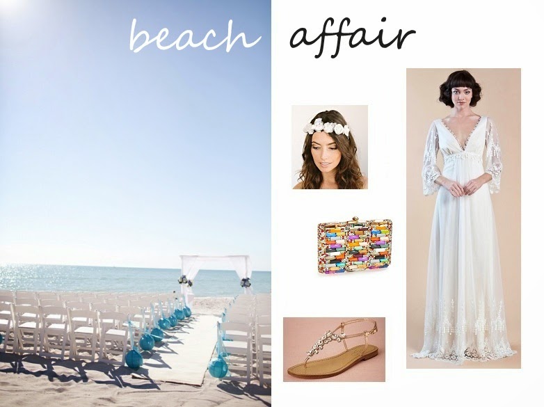 beach wedding tasha bonanza clutch bhldn sandals claire pettibone grace dress