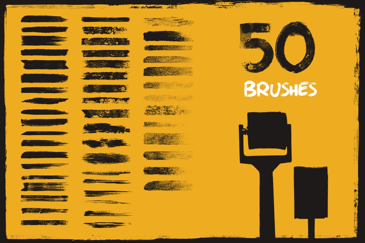 MidCentury Brushes for Adobe Illustrator