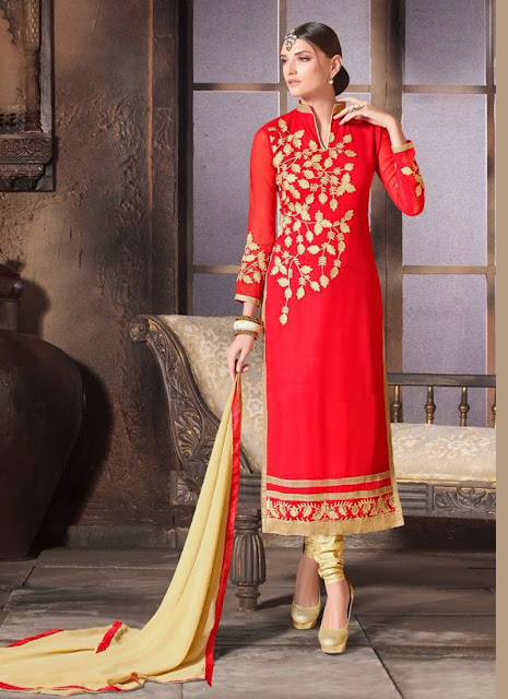 Red Designer Wedding Salwar kameez Supplier