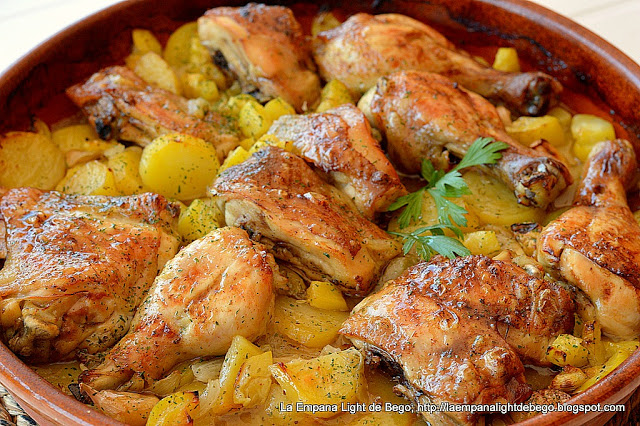 Menú semanal nº 2 pollo-ajillo-horno