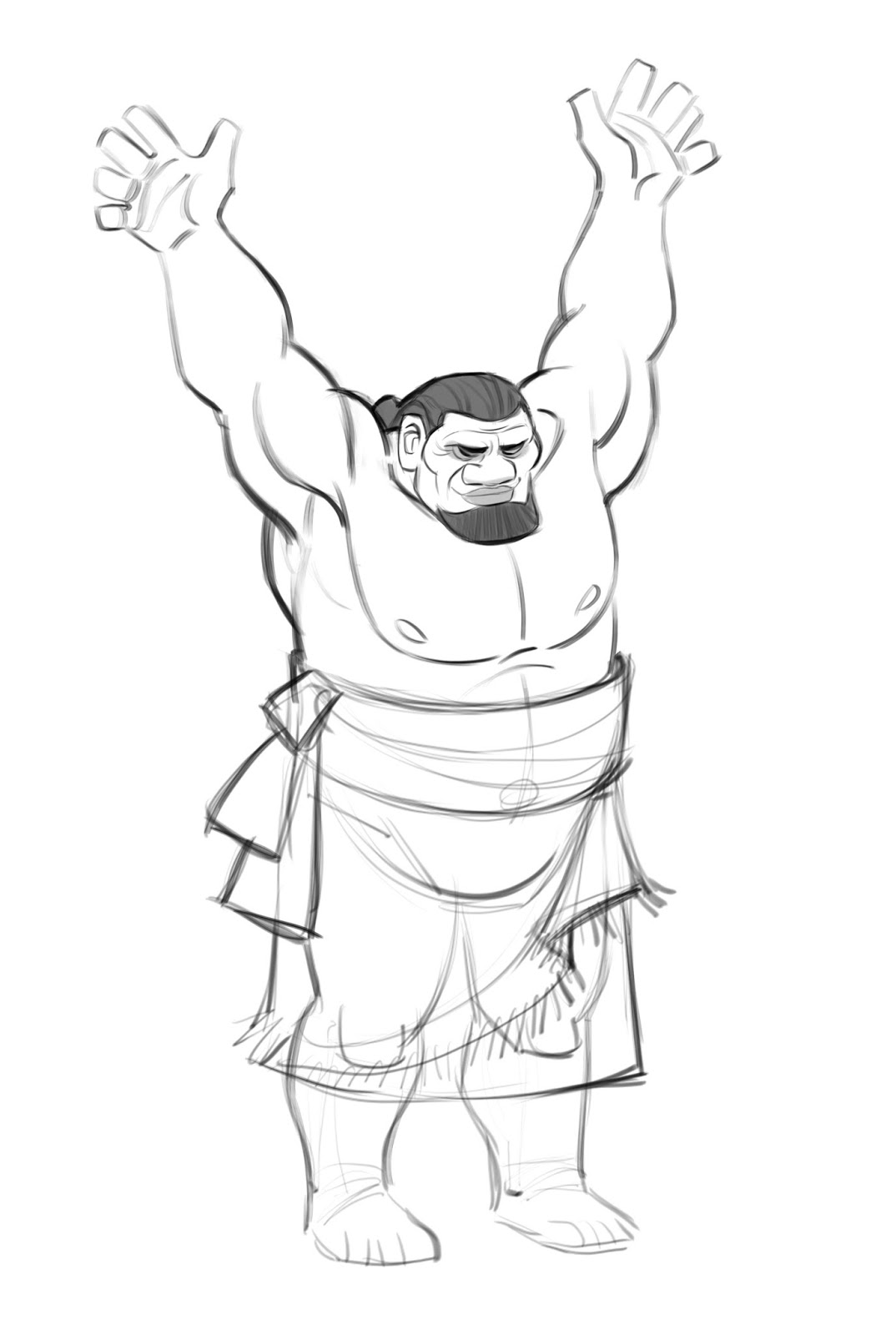 Borja Montoro Character Design: Moana 04