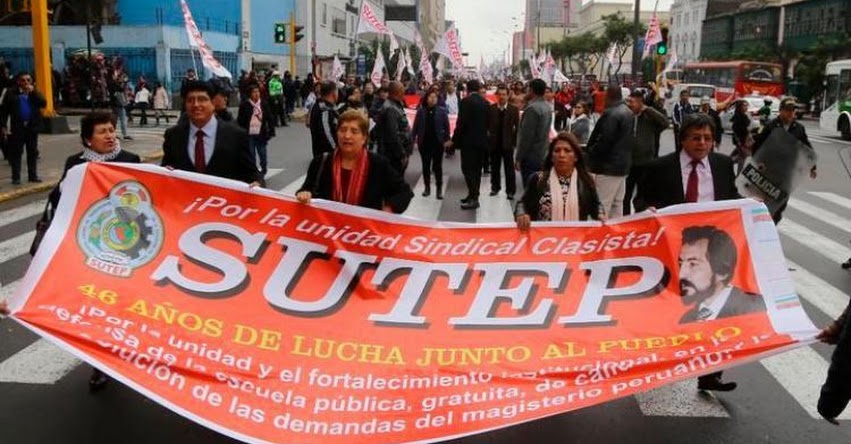 SUTEP se opone a propuestas de presidente Vizcarra sobre la Derrama Magisterial SUTEP se opone a propuestas de presidente Vizcarra sobre la Derrama Magisterial