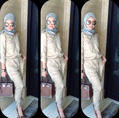 hijab jumpsuit appearance stylish casual