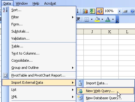 Excel web