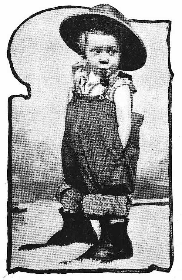 1899 tobacco kid 1899 tobacco kid photograph, little man